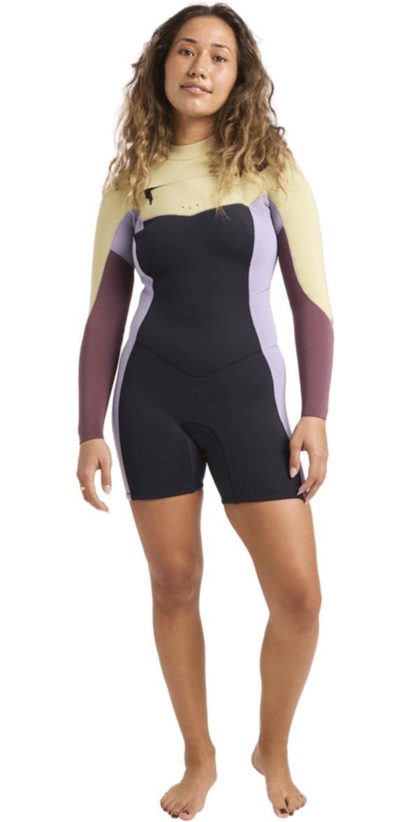 2026 Billabong Womens Spring Glider 2mm Back Zip Long Sleeve
